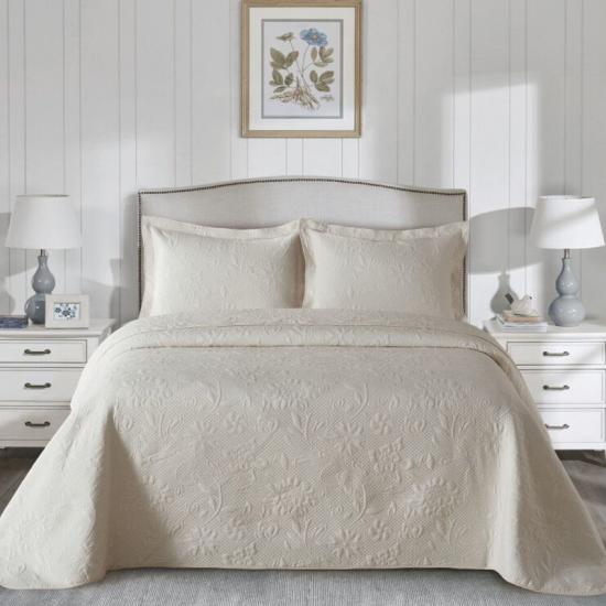 Luxusná kolekcia posteľnej bielizne cxmicrotex Jacquard Embroidered Quilt Set