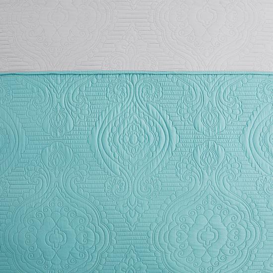 cxmicrotex Damask embosovaný obojstranný prehoz na posteľ