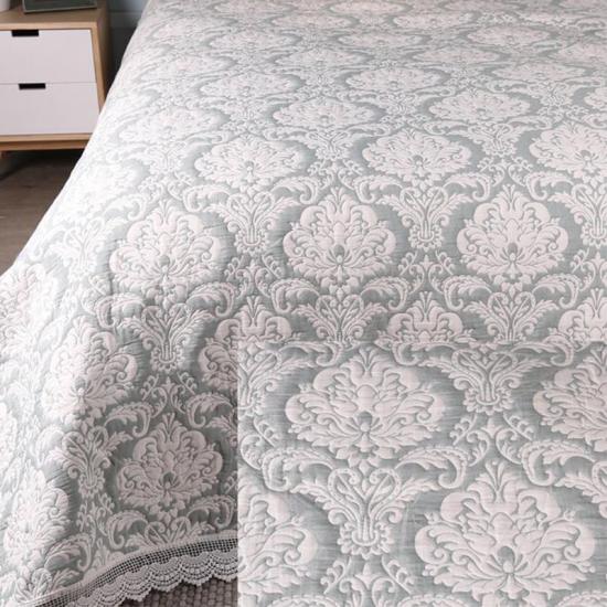 cxmicrotex Medailón Jacquard Quilt Prehoz s čipkou